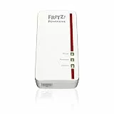 FRITZ!Powerline 1260 Single-Adapter (1.200 MBit/s, WLAN-Access Point, ideal für Media-Streaming oder NAS-Anbindungen, deutschsprachige Version) weiß