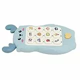Hztyyier Kautierbares Interaktives Handyspielzeug Multi -Funktions -Hand Auge Koordination, die Einfach Elektronisches Baby Telefon Spielzeug für Neugeborene Tragen Können (Blue)