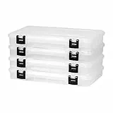Plano Unisex-Erwachsene ProLatch 3700 Stowaway Tackle Box Angelbox, Transparent