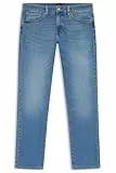 BOSS Herren Maine BC-L-C Maine Regular-Fit Jeans aus blauem Stretch-Denim Türkis 33/32