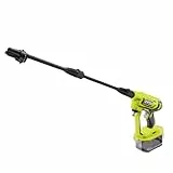 RYOBI RY18PW22A-0 18 V Akku-Mitteldruckreiniger -3 in 1 Düse -Turbodüse für schwierige Reinigungsanwendungen-15°-Fächerstrahl für die allgemeine Reinigung - ohne Akku & Ladegerät Hypergrün