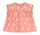 Petit Bateau Baby Mädchen A0DCD Kurzarmbluse, Aprikose/Marshmallow, 12 Monate