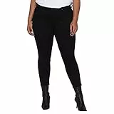 Only Carmakoma Damen Carwilly Reg Sk Ak Raw Rea2343 Noos Jeans, Schwarz, 46W / 32L