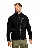 RevolutionRace Canyon Full-Zip Pile Fleece für Herren, Outdoor Fleecejacken perfekt für Wanderungen und Outdoor-Abenteuer, Black, XL