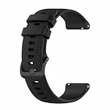 OcioDual Uhrenarmband 22mm, Uhrenarmbänder für Herren, Schnellverschluss, Uhrband 22mm, Smartwatch Ersatzarmbänder, Armband für Smartwatch, Universelle Ersatzmodelle, Unisex, Schwarz