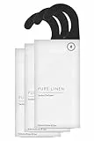 BOHORIA® Duftsachet Duftsäckchen Raumduft Frische Wäsche I Perfekt für den Kleiderschrank, Auto, Schubladen, Schränke Beseitigung von Gerüchen, Raumduft (Pure Linen, 3er Pack)