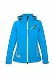 MADSea Damen Softshelljacke Funktionsjacke, Farbe:blau, Größe:40