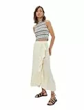 Koton Frilled Asymmetric Midi Skirt