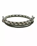 Made by Nami Surfer-Armband Set Herren & Damen • 2x Segeltau Armband Handgemacht • Maritimes Armband • Minimalistisches Armband • 100% Wasserfest & verstellbar • Freundschaftsarmbänder (Set 3)