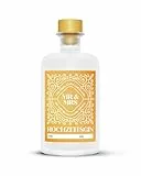 Hochzeits Gin Gold Edition - 40% vol. (1 x 0.5 l) - Individualisierbares Geschenk zur Hochzeit