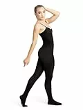 Capezio Damen Körpereng Anliegend Enge Passform, Schwarz, L-XL