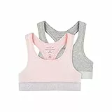 NAME IT Mädchen Nkfshort Top 2p Noos Unterhose, Barely Pink/Pack:w/ Grey Melange, 146/152 EU
