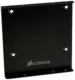 Corsair SSD Einbaurahmen (Einzel Laufwerk, geeignet für 1 x SSD 6,4 cm (2,5 Zoll) auf 8,9 cm (3,5 Zoll)) schwarz (CSSD-BRKT1)