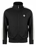 ROADSIGN australia Herren Sweatjacke mit Stehkragen, moderner Freizeit-Look, ideal für kühle Tage schwarz, L