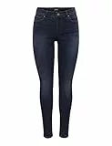 ONLY Damen Jeans 15272480 Dark Blue Denim Xl-32