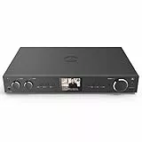 Hama DAB Tuner HiFi Digitalradio Internet Radio FM Tuner Bluetooth Digitalradio FM WLAN Stereo Receiver Spotify Amazon Music Fernbedienung USB AUX Wecker DIT2105SBTX schwarz