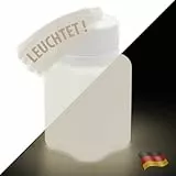 LUMENTICS Malfarbe Weiß nachleuchtend 100g - Im Dunkeln leuchtende Malfarbe - Nachleuchtende UV Farbe mit Glow Effekt - Phosphoreszierend - Made in Germany
