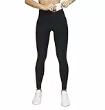 Formbelt Damen lauftights lang mit Taschen Sportleggins Damen Yoga Pants Lange Leggins Sporthose high Waist Handy Running Tight Handytasche schwarz L