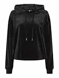 PIECES PCSILLI LS Velvet Hoodie FC BC