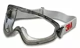 3M Vollsicht-Schutzbrille Serie 2890, abgedichtet, Anti-Fog-Beschichtung, transparentes Acetatglas, 2890SA, Klar