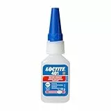 LOCTITE 401, universell einsetzbarer Flüssigkleber, hochfester Kleber für schnelle Reparaturen, schnell härtender Cyanacrylat Sekundenkleber für viele Materialien, 1x20g