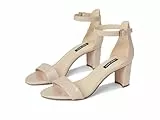 NINE WEST Damen PruceHeeled Sandalen, Natürliches Lack, 37.5 EU