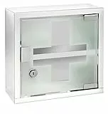 WENKO Medikamentenschrank, Weiß, 25 x 12 x 25 cm