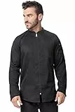 Chef Works Herren Nepal Kochmantel, Schwarz, Small