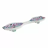 Razor RipStik Ripster Air Pro Waveboard - Kompaktes leichtes Caster Board für 8+ Jahre, unterstützt Fahrer bis zu 100KG (220Lbs) - Sonderausgabe Weiß