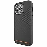 Gear4 ZAGG Denali Snap Strukturierte iPhone-Hülle, D30 Fallschutz für bis zu 5 m, verstärkte Rückplatte mit Kanten-zu-Kante-Schutz, kabelloses Laden, Magsafe iPhone 14 Pro Hülle, Schwarz
