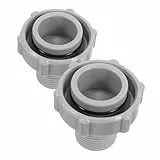 HOUDERCO 2 Stück Teiliges Poolschlauch Adapter Robuster Schlauchverbinder für Schwimmbadentwässerung Einfache Kompatibel mit Bestway Poolrohren Langlebiges Poolzubehör