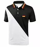 onedog Poloshirt Herren Kurzarm T-Shirt Männer Polo Atmungsaktiv Schnelltrocknend Golf Polo Tennis Sommer Sport Fitness Slim Fit Polohemd