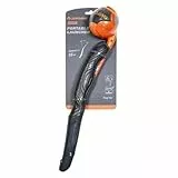GiGwi, Ergonomischer Ballwerfer für Hunde, Robuste Materialien, Beeindruckende Reichweite, Kompatibel mit Standardbällen, Einfach zu bedienen, 24 Zoll, Orange/Grau, Modell Skipdawg