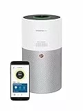 Hoover H-PURIFIER 300 Luftreiniger – mit HEPA-13 Filter für bessere Luftqualität – Luftmesser mit CO-Warnsystem – mit App steuerbar – 360º Luftstrom für Räume bis 100 m² [HHP30C]