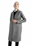 DeFacto Regenjacke für Damen WinterMantel für Damen Grey,M