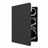 Gecko Covers - Tablet Hülle/Cover aus Kaktusschale geeignet für iPad Pro 11 (2025/2024) M5 / M4 - Schlaf/Wach Funktion - Schwarz