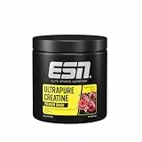 ESN Ultrapure Creatine Monohydrate, 250 g, 62 Portionen, Fresh Cherry, Creatin Pulver, mikrofein & optimal löslich, vegan - made in Germany