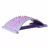 Rückenstrecker,Rückenmassagegerät,2025 Verbessert Rückendehner Für Unter Und Ober Lendenwirbelsäule,Mehrstufige Lendenwirbelstütze Mit Massage-Punkte Für Bandscheibenvorfall, Skoliose,38x25x9cm