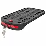 M-Wave ConLock Gepäckträger Montageplatte, Schwarz, 300 x 150 x 25 mm, Abschließbar, Kompatibel mit Amsterdam Box 17 Liter
