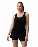 DANISH ENDURANCE Women's Fitness Tank Top (Schwarz, Small)