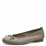Jana Damen Ballerinas Elegant Vegan, Grau (Stone), 39 EU