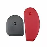 KitchenAid 2-teiliges Set aus Topfschaber und Silikonschaber für Schüsseln, Empire Rot-Onyx Schwarz