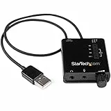 StarTech.com USB Sound Card Adapter W SPDIF USB Stereo Audio Adapter, ICUSBAUDIO2D