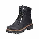Rieker Damen Schnürstiefel 72618-00 schwarz Gr. 39