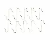 Riffelmacher 14330 - Flux-Aufhänger, 50 Stück, Gold, aus Metall, Baumhänger, Anhänger, Dekoration, Baumkugeln, Weihnachten, Advent