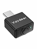 VAYDEER Mouse Jiggler, USB Maus Beweger Hält Computer/Laptop Wach, Nicht Nachweisbar Maus Jiggler mit 3 Jiggler-Modi,Treiberfrei mit EIN/Aus-Schalter und Speicherfunktion, Plug-and-Play