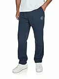 JACK & JONES Jogginghose Herren lang JPSTKANE Landon Uncuffed SWT Pants Relaxed Fit Sporthose Trainingshose Freizeithose, Größe:3XL, Farbe:Navy Blazer (12297454)