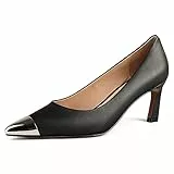 L37 HANDMADE SHOES Damen Damenpumps I High Heels I Naturleder I Handgefertigte Schuhe I Einzigartiger Stil I The Way You Look Tonight Pump, Black, 39 EU