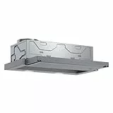 Bosch DFL094A51 Serie 4 Flachschirmhaube, 90 cm breit, Um- & Abluft, Made in Germany, EcoSilence Drive leiser und effizienter Motor, LED-Beleuchtung gleichmäßige Ausleuchtung, Kurzhubtasten