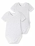 Schiesser Unisex Baby 2 PACK Bodies mit Arm - 100% Organic Bio Baumwolle - Größe 56 bis 104